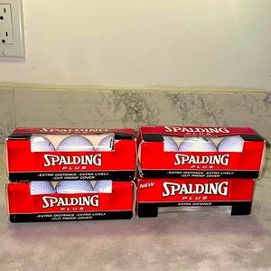 Spalding Golf Balls Extra Distance Plus 4 Boxes 12 Brand New Never Used Balls